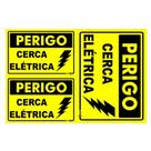 Placa Sinalizadora 150x200mm e 100x150mm CERCA ELÉTRICA Ref PS166 ENCARTALE