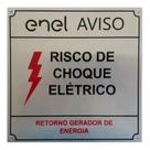Placa sinalizadora Enel Placa sinalizadora Enel