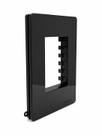 Placa+Suporte 4x2 3 Postos Infiniti Plus Preto MarGirius Cor:Preto