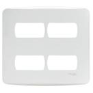 Placa+suporte 4x4 4 postos separados