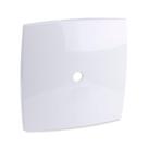 Placa Tomada com Suporte 4X4 com Passagem para Fio Branco Rubi - Force Line