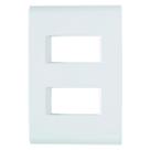 Placa Tramontina Liz 2X4 2 Postos Afastados 57106/206