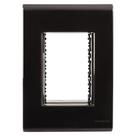 Placa Tramontina Liz 4X2 3P Grafite 57106/048 Placa Tramontina Liz 4X2 3P Grafite 57106/048