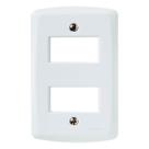 Placa Tramontina Lux2 2X4 2 Postos Afastados 57105/206