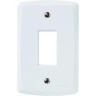 Placa Vertical 1 Conector 4x2 Tramontina Lux² Blanca Tramontina