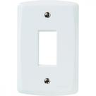 Placa Vertical 1 Conector 4X2 Tramontina Lux² Blanca