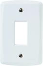 Placa Vertical 1 Conector 4X2 Tramontina Lux² Blanca