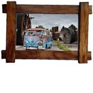 Placa vintage Selva referência 690 - decoração elegante retrô clássico