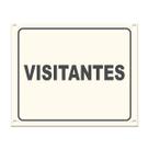 Placa Visitantes 15x20 1un Centurião