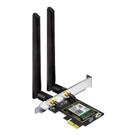 Placa WiFi WiFi 6E AX5400 PCIe OKN para PC desktop Intel AX210