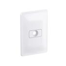 Placa Zeffia um Posto com Saída de Fio 4x2cm Branco - Pial Legrand