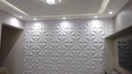 Placas 3d Revestimento De Parede 50x50 Kit Com 40