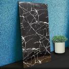 Placas Adesiva Parede Piso Painel Mármore Preto Vinílico Premium Autocolante 3d Lavavel 30x60cm