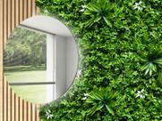 Placas Artificiais 2,5m² Folhagens com Materiais de Alta Qualidade Para Paredes Verdes - DE0225