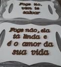 Placas com frase Placas com frase