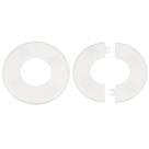Placas de acabamento para tubulações HARFINGTON 51 mm em plástico ABS, 2 peças Placas de acabamento para tubulações HARFINGTON 51 mm em plástico ABS, 2 peças