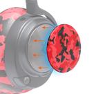 Placas de alto-falante laterais WC para fones de ouvido Arctis Nova Red Camo