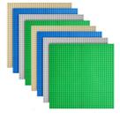 Placas de base de blocos de construção Kindpack 8 peças, 10 x 10 cm, 100% compatíveis