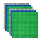 Placas de base de construção Lekebaby Classic 10x10, pacote com 6