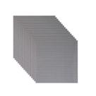 Placas de base de construção LVHERO Classic 10x10cm, pacote com 16, cinza