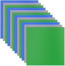 Placas de base de construção, pacote com 12 placas de base clássicas de 25 x 25 cm Placas de base de construção, pacote com 12 placas de base clássicas de 25 x 25 cm