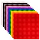 Placas de base Strictly Briks Classic empilháveis de 6 x 6 polegadas, pacote com 12