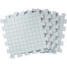 Placas de bloqueio Boye Interlocking Needlepoint Knitting 4 peças
