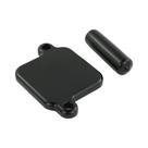 Placas De Cobertura CNC Em Alumínio Preto E Prata Para Bloqueio De Válvulas De Escape (Smog Block