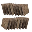 Placas de Cortiça Flipside 30x30cm Marrom Escuro Pacote com 16 Unidades