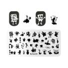 Placas De Estampagem De Unhas Disney Natal Mickey Inverno Neve MouTeen-244 Conjunto De Manicure