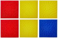 Placas de fricção Roylco Animal Skins 7x7 cm, pacote com 6 unidades R5817