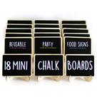 Placas de lousa SAVVY & SORTED Mini 18 Food com palitos de giz