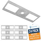 Placas de Montaje OHLECTRIC Paquete de 24 de Acero Ajustables de 2 a 6 pulgadas