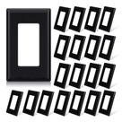 Placas de parede ELEGRP 1-Gang Screwless Decorative (pacote com 20)