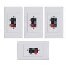 Placas de parede para alto-falantes USHANLIN para home theater estéreo, pacote com 4