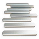 Placas de peso para colete Mavee 1,6 kg em aço eletroplatinado, kit com 8 Placas de peso para colete Mavee 1,6 kg em aço eletroplatinado, kit com 8