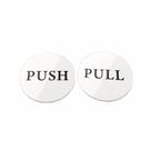 Placas de porta, 2 unidades/lote, adesivos de vinil autoadesivos Push/Pull