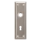 Placas de porta Mortise Lock Newliplace para portas interiores, pacote com 2