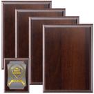 Placas de premiação Memorywuu DIY Blank Wooden Trophy, 4 unidades