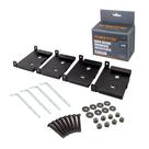 Placas de rodízio de bancada de trabalho POWERTEC 71132V Quick-Release, pacote com 4