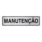 Placas de Sinalização em Alumínio 5X25CM Organização e Identificação de Ambientes