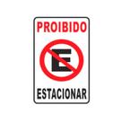 Placas de sinalização proibido estacionar tam.15x20cm pvc Placas de sinalização proibido estacionar tam.15x20cm pvc
