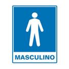 Placas De Sinalização PS 15x20cm Segurança E Organização SANITÁRIO MASCULINO Placas De Sinalização PS 15x20cm Segurança E Organização SANITÁRIO MASCULINO