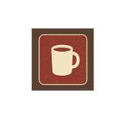 Placas decorativas cafe caneca - 10x10 Placas decorativas cafe caneca - 10x10