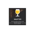Placas decorativas cerveja snufter 10x10
