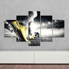 Placas Decorativas em MDF Campo de Futebol e Chuteira 5 un