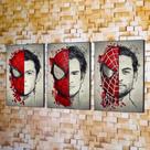 Placas Decorativas Homem Aranha Multiverso 30x50cm Placas Decorativas Homem Aranha Multiverso 30x50cm