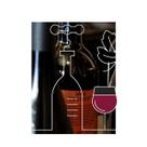 Placas decorativas vinho 08 - 15x20