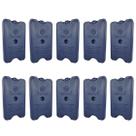 Placas Gelo Rígido 400ml Gelotech Reutilizável Longa Duração Ideal Transporte Cooler Isotérmico