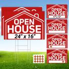 Placas Open House ComboJoy 61x41cm e 43x30cm à prova d'água Placas Open House ComboJoy 61x41cm e 43x30cm à prova d'água
